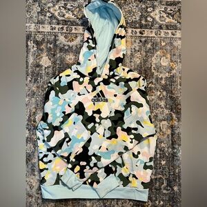 Adidas size large camo hoodie